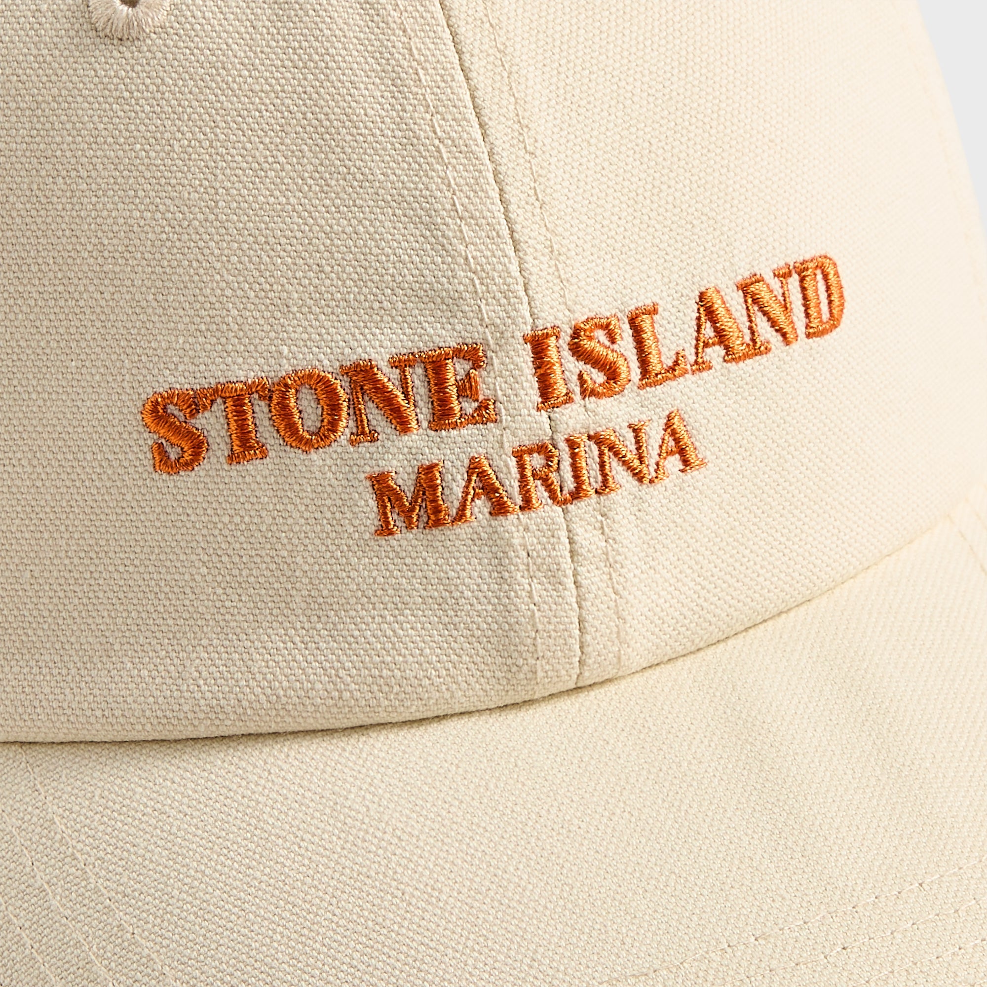 Stone Island Double Twisted Tela Marina Cap - Ivory | Kith Ivory