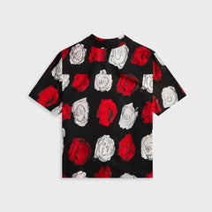 Marni Medium Roses Compact Cotton Short Sleeved Bowling Shirt - Black | Kith Black