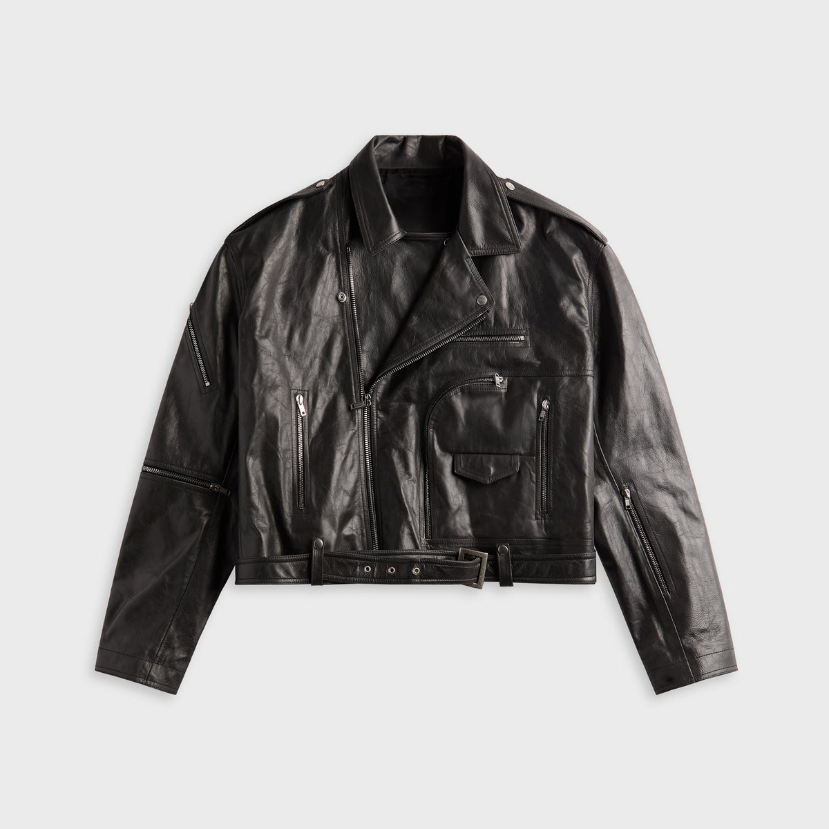 Rick Owens Cropped Jumbo Jacket - Black | Kith Black