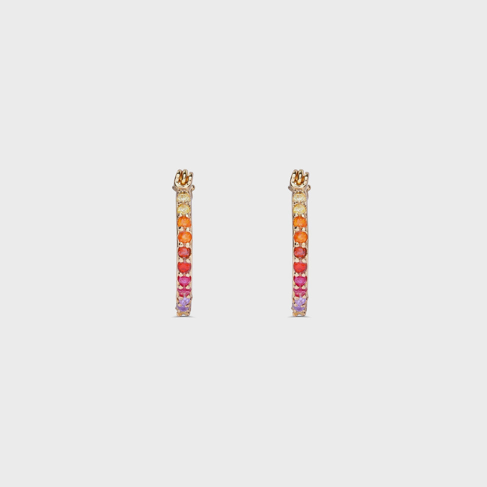 Crystal Haze Serena Small Hoops - Multi | Kith Multi