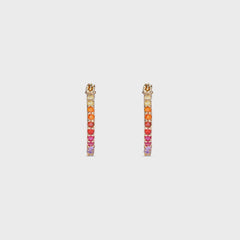 Crystal Haze Serena Small Hoops - Multi | Kith Multi