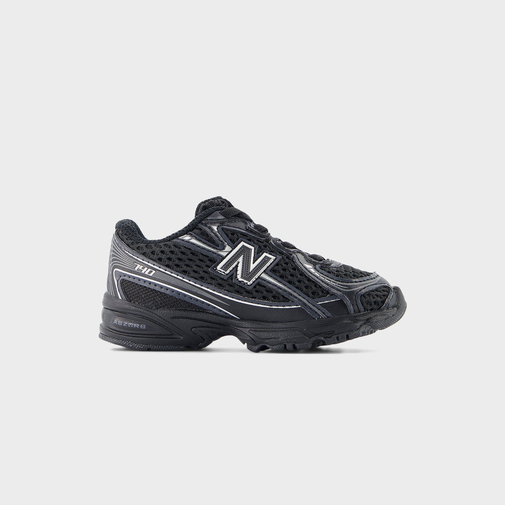 New Balance TD 740 Bungee Lace - Black / Silver Metallic | Kith Black / Silver Metallic