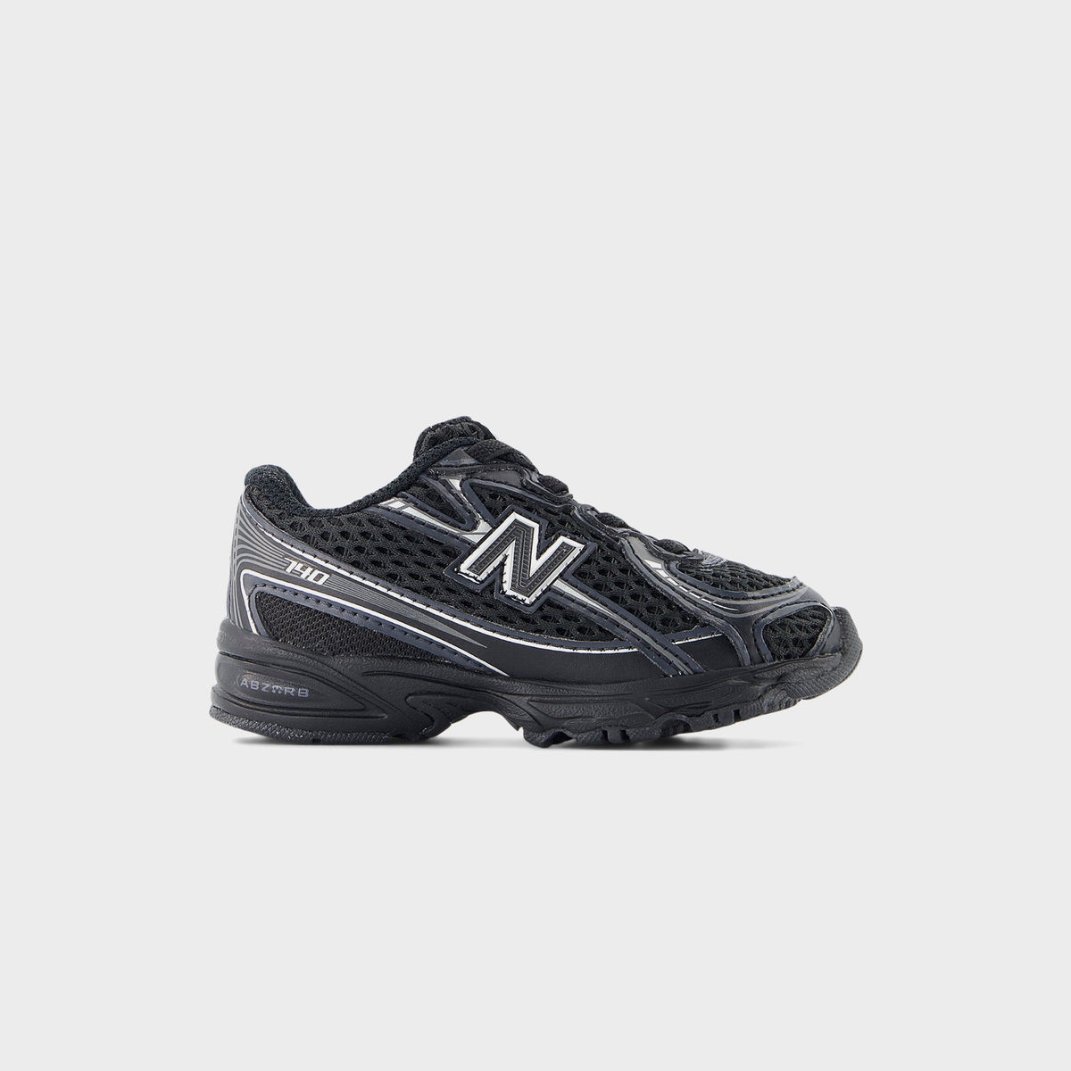 New Balance TD 740 Bungee Lace - Black / Silver Metallic | Kith Black / Silver Metallic