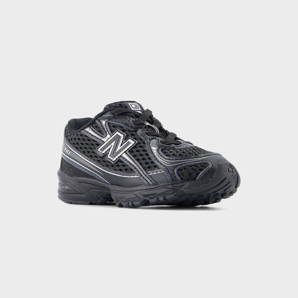 New Balance TD 740 Bungee Lace - Black / Silver Metallic | Kith Black / Silver Metallic