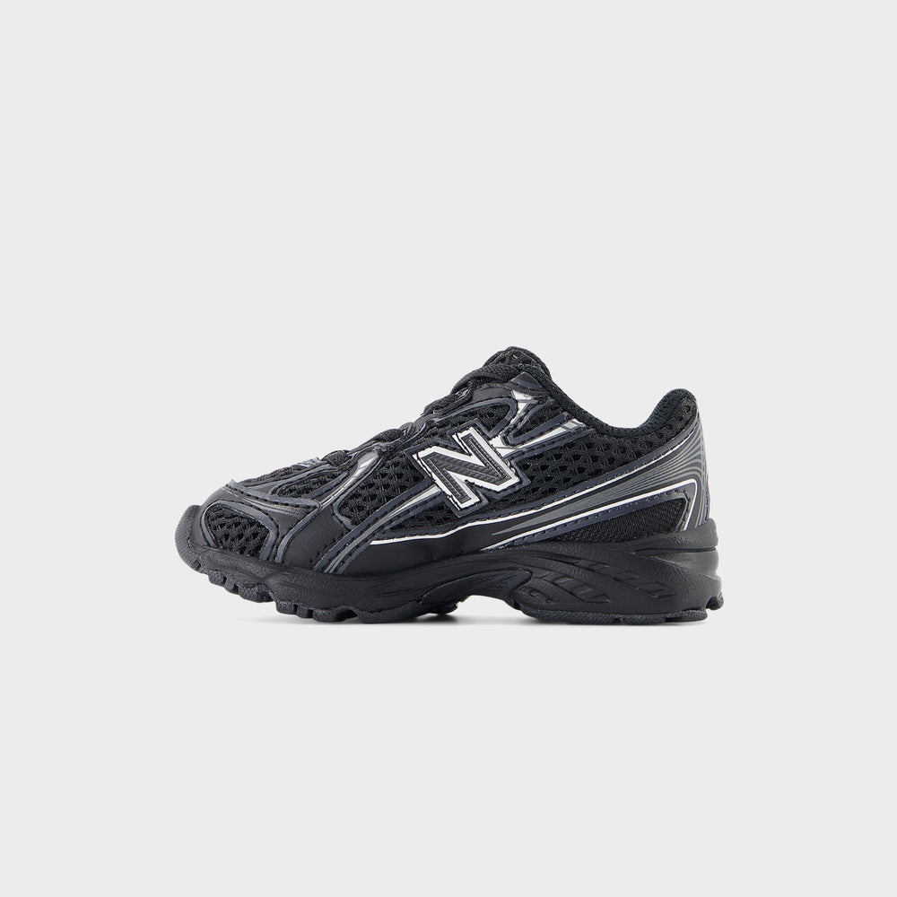 New Balance TD 740 Bungee Lace - Black / Silver Metallic | Kith Black / Silver Metallic