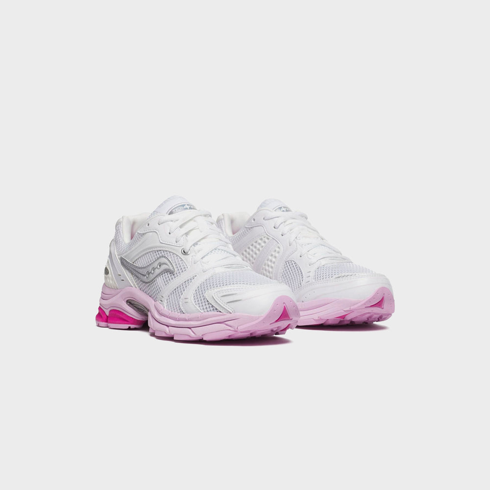 Saucony WMNS Progrid Triumph 4 - White / Pink | Kith White / Pink