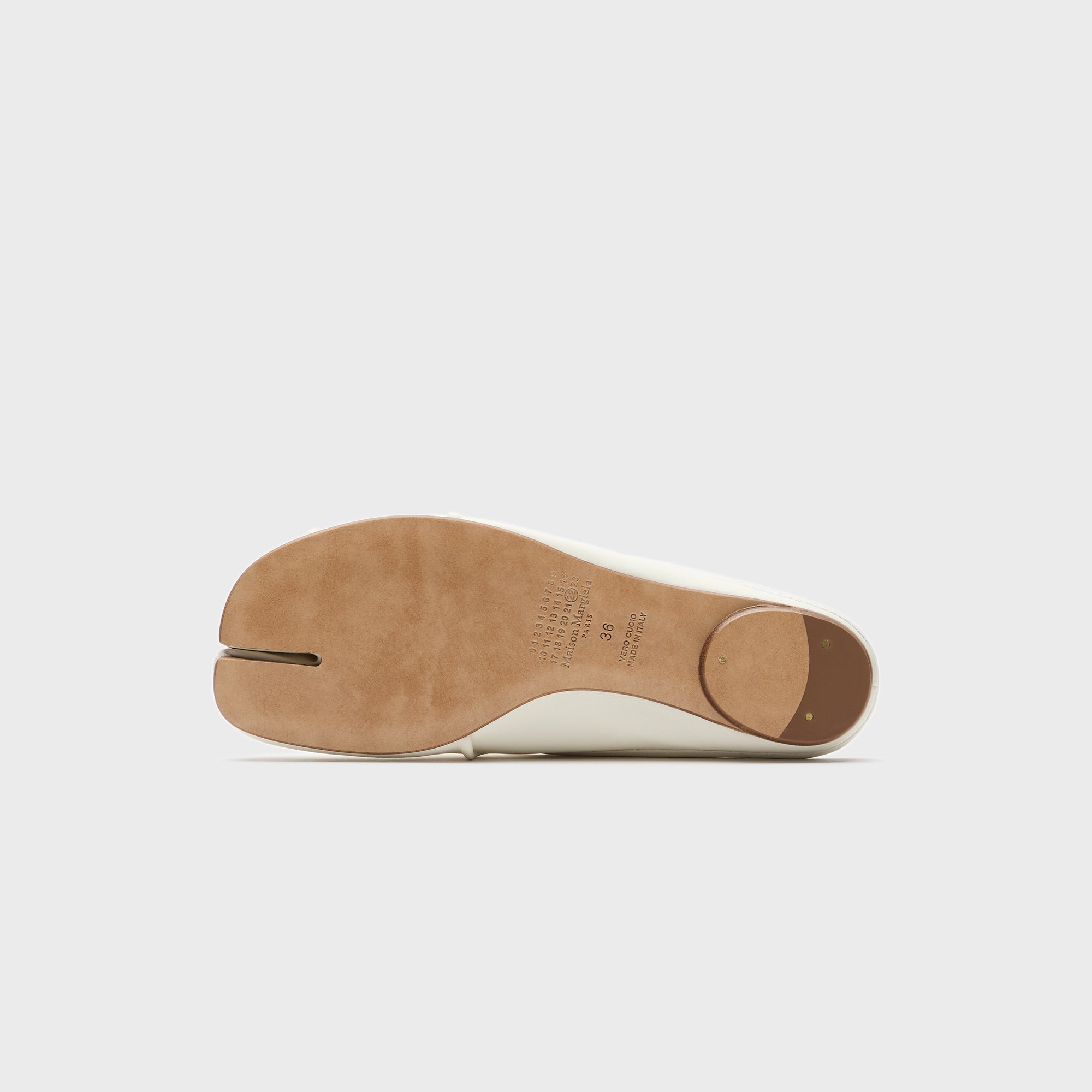 Maison Margiela Tabi Ballerina Mule Elastic Band - White | Kith White