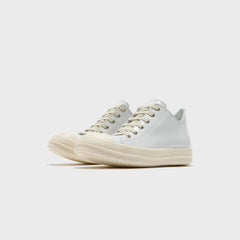 Rick Owens WMNS Scarpe in Pelle Low Sneaks - Chalk / White / Milk / Mi | Kith Chalk / White / Milk / Milk