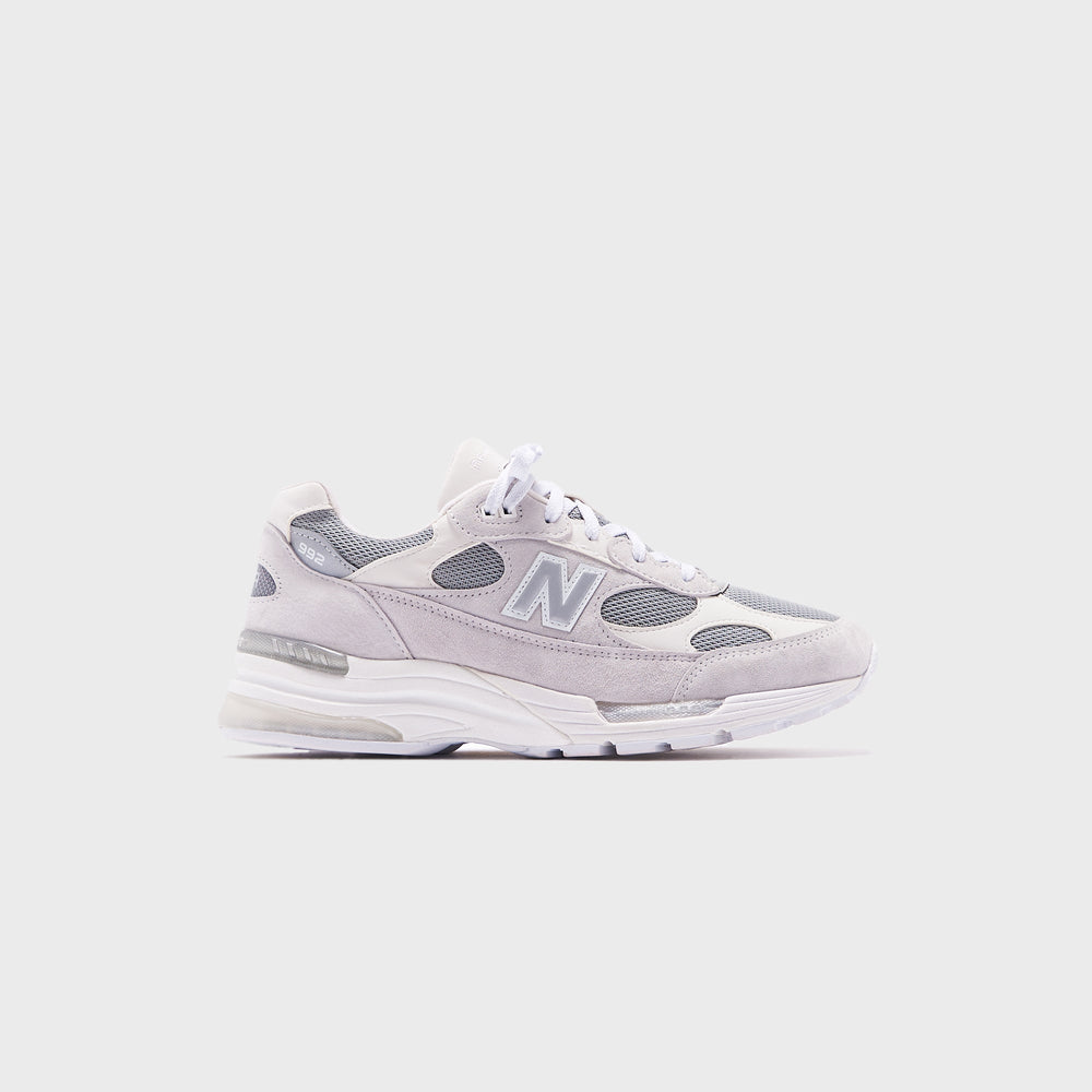 New Balance 992 Made in USA - White / Silver Metalic | Kith White / Silver Metalic