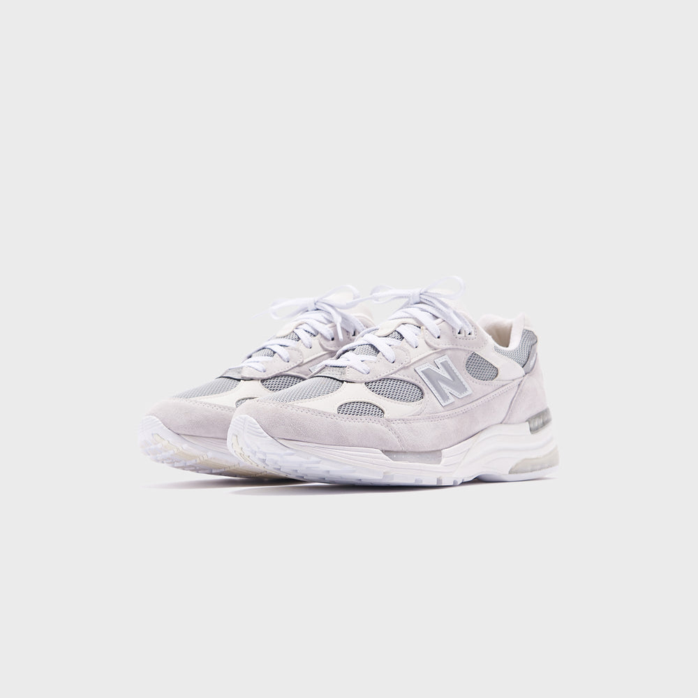 New Balance 992 Made in USA - White / Silver Metalic | Kith White / Silver Metalic