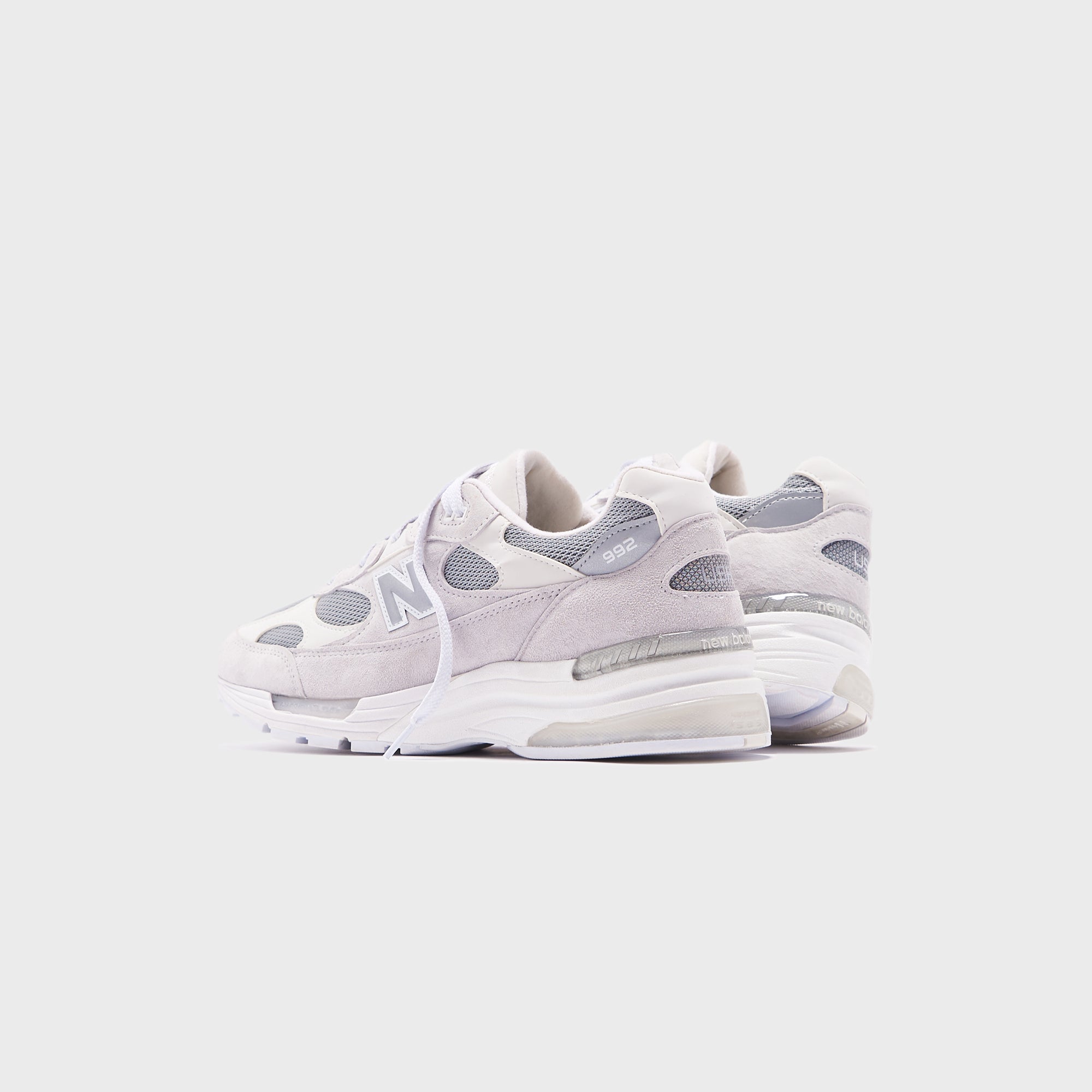 New Balance 992 Made in USA - White / Silver Metalic | Kith White / Silver Metalic