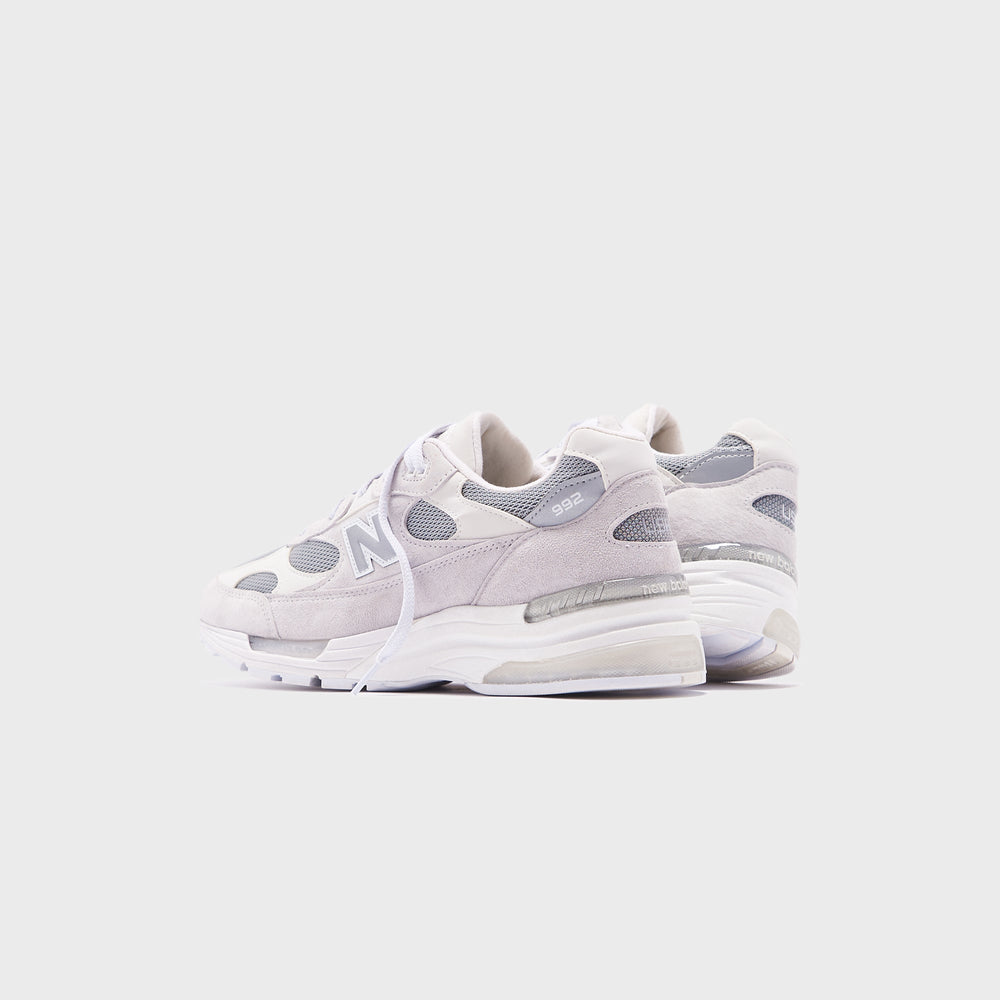 New Balance 992 Made in USA - White / Silver Metalic | Kith White / Silver Metalic