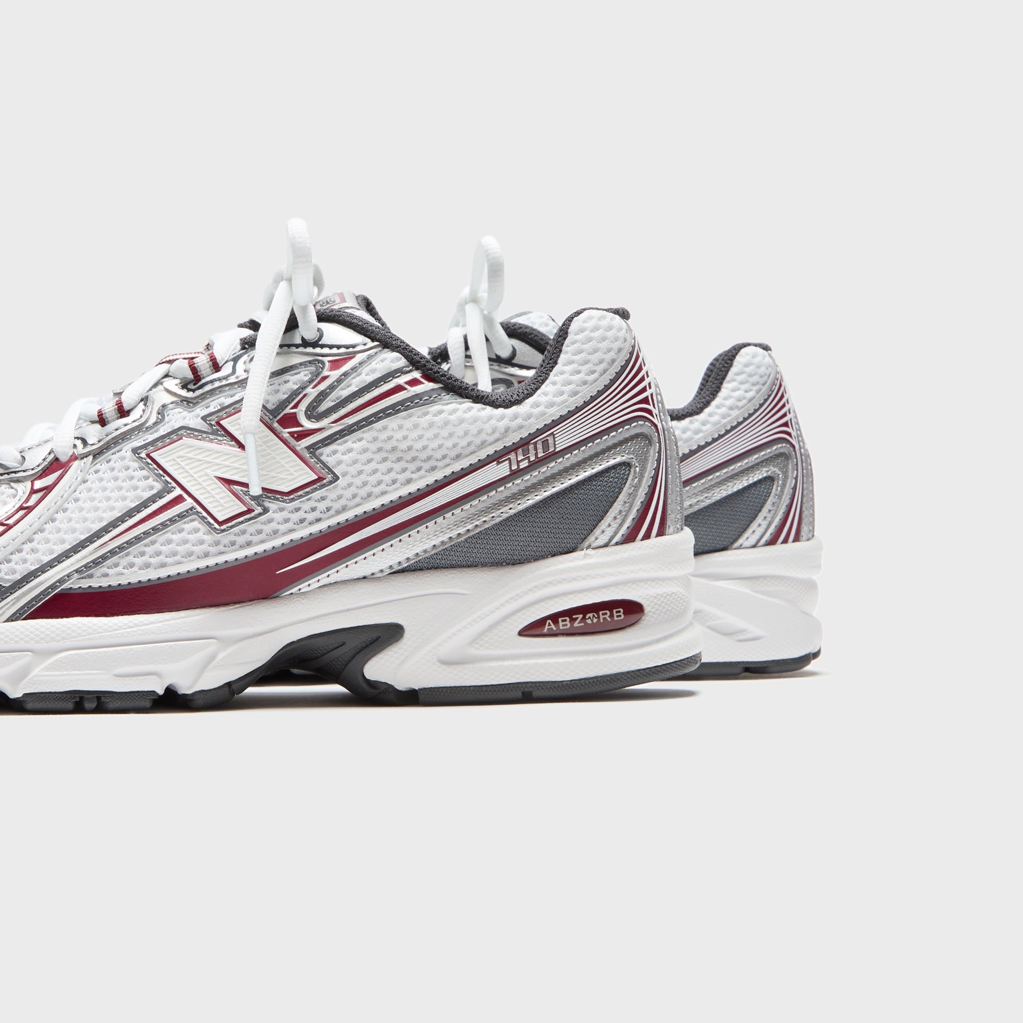 New Balance 740 - White / Mercury Red | Kith White / Mercury Red