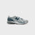 Silver Metallic / Deep Ocean / White