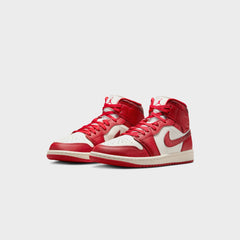 Nike Air Jordan 1 Mid - Sail / Team Red / Varsity Red | Kith Sail / Team Red / Varsity Red