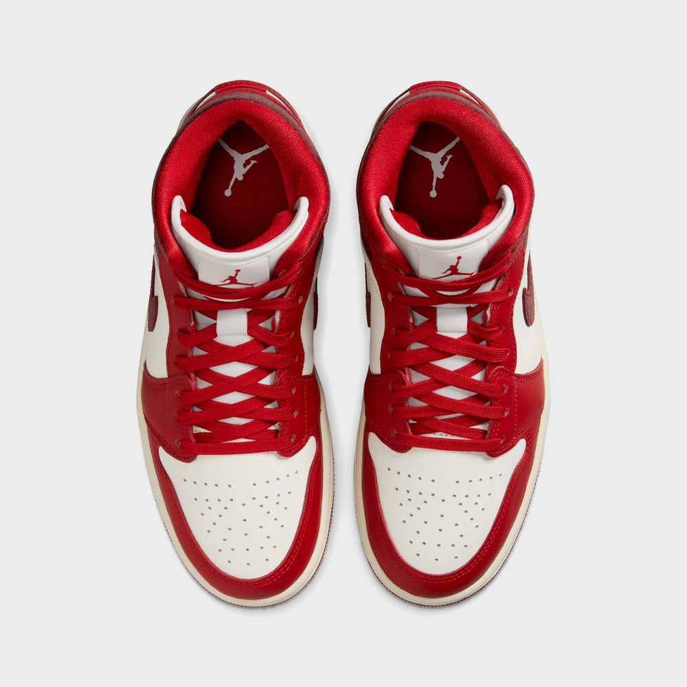 Nike Air Jordan 1 Mid - Sail / Team Red / Varsity Red | Kith Sail / Team Red / Varsity Red