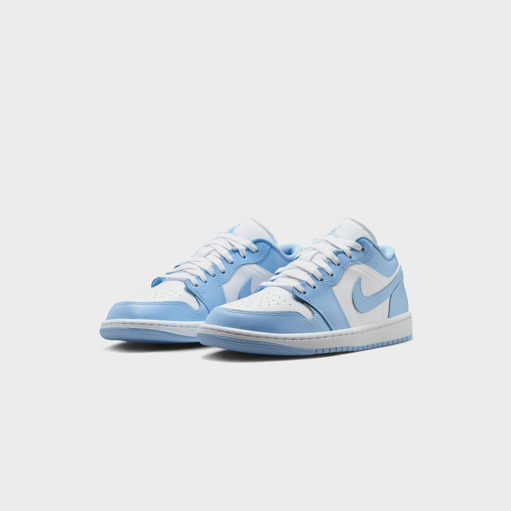 Nike Air Jordan 1 Low - White / Aluminum | Kith White / Aluminum
