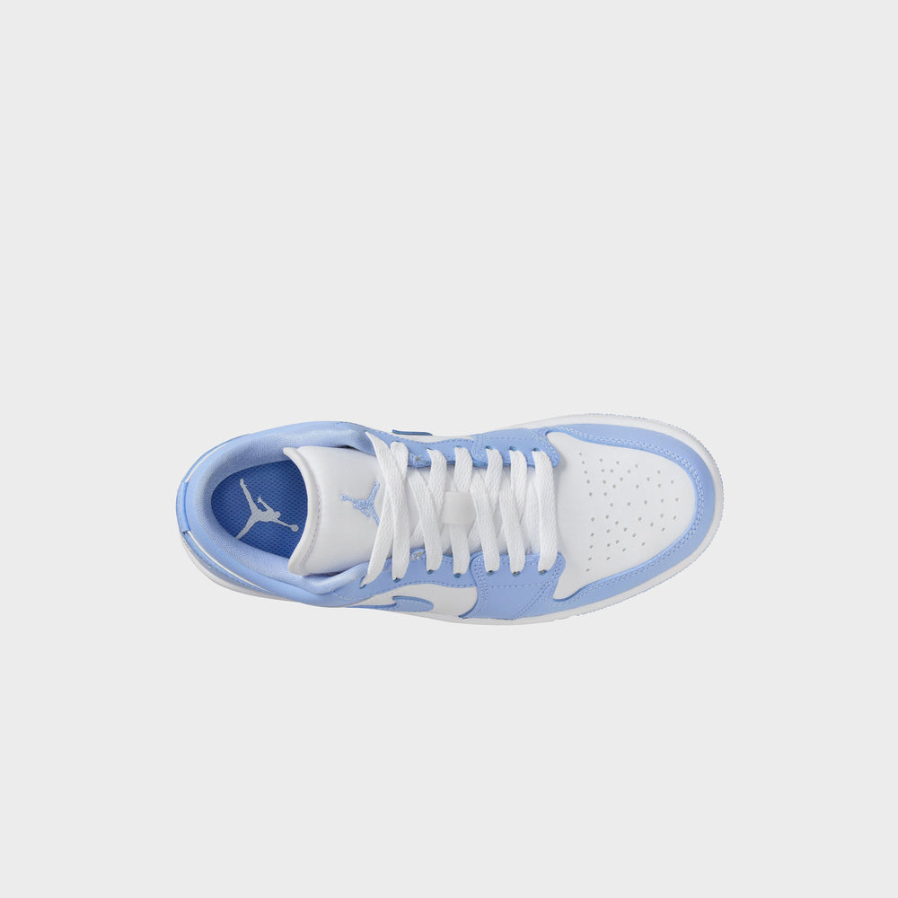 Nike Air Jordan 1 Low - White / Aluminum | Kith White / Aluminum