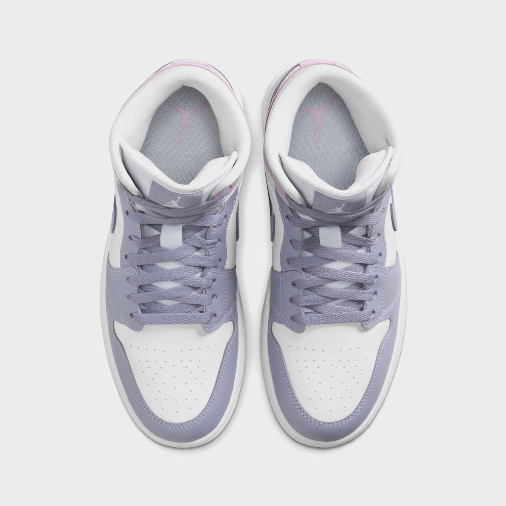 Nike WMNS Air Jordan 1 Mid - Indigo Haze / Doll / White | Kith Indigo Haze / Doll / White