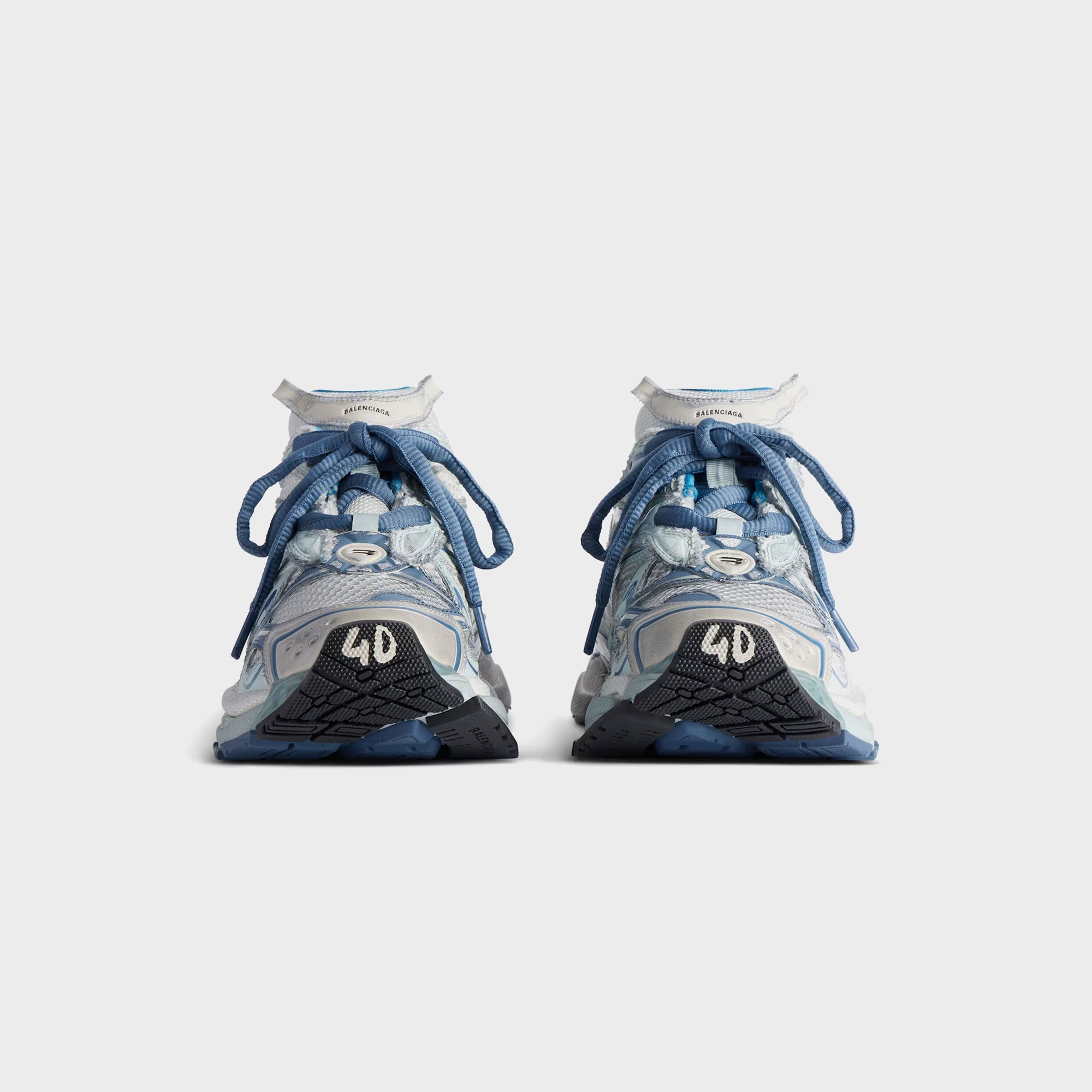 Balenciaga Runner 2 - White / Blue Mix / Beige | Kith White / Blue Mix / Beige