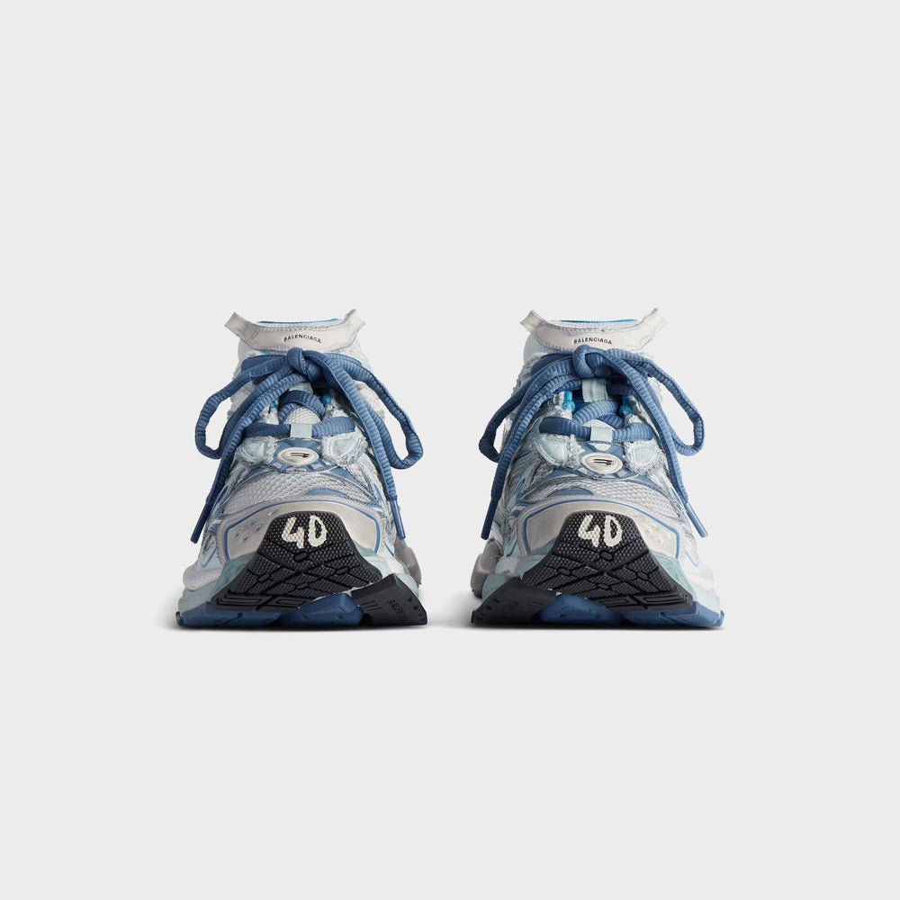 Balenciaga Runner 2 - White / Blue Mix / Beige | Kith White / Blue Mix / Beige