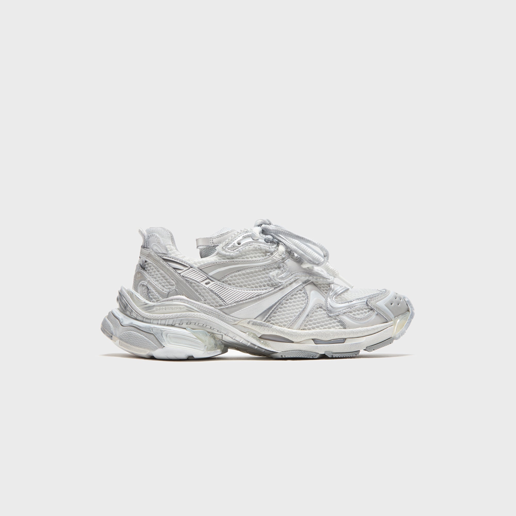 Balenciaga Runner 2 - White / Silver / Grey | Kith White / Silver / Grey