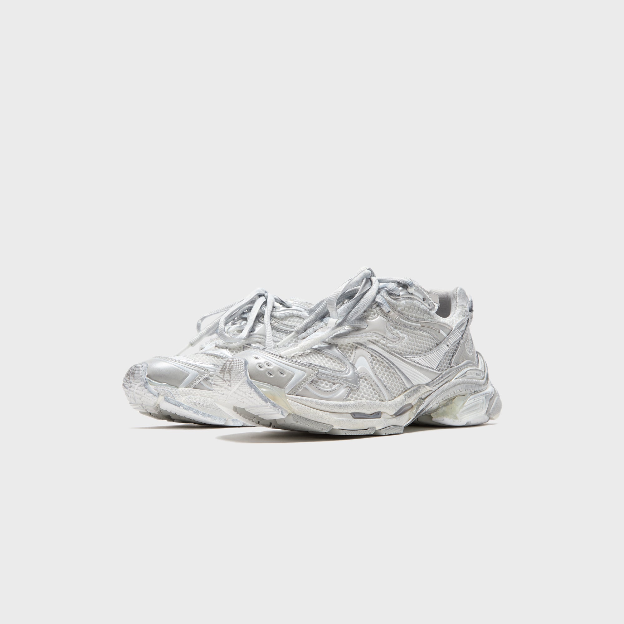 Balenciaga Runner 2 - White / Silver / Grey | Kith White / Silver / Grey