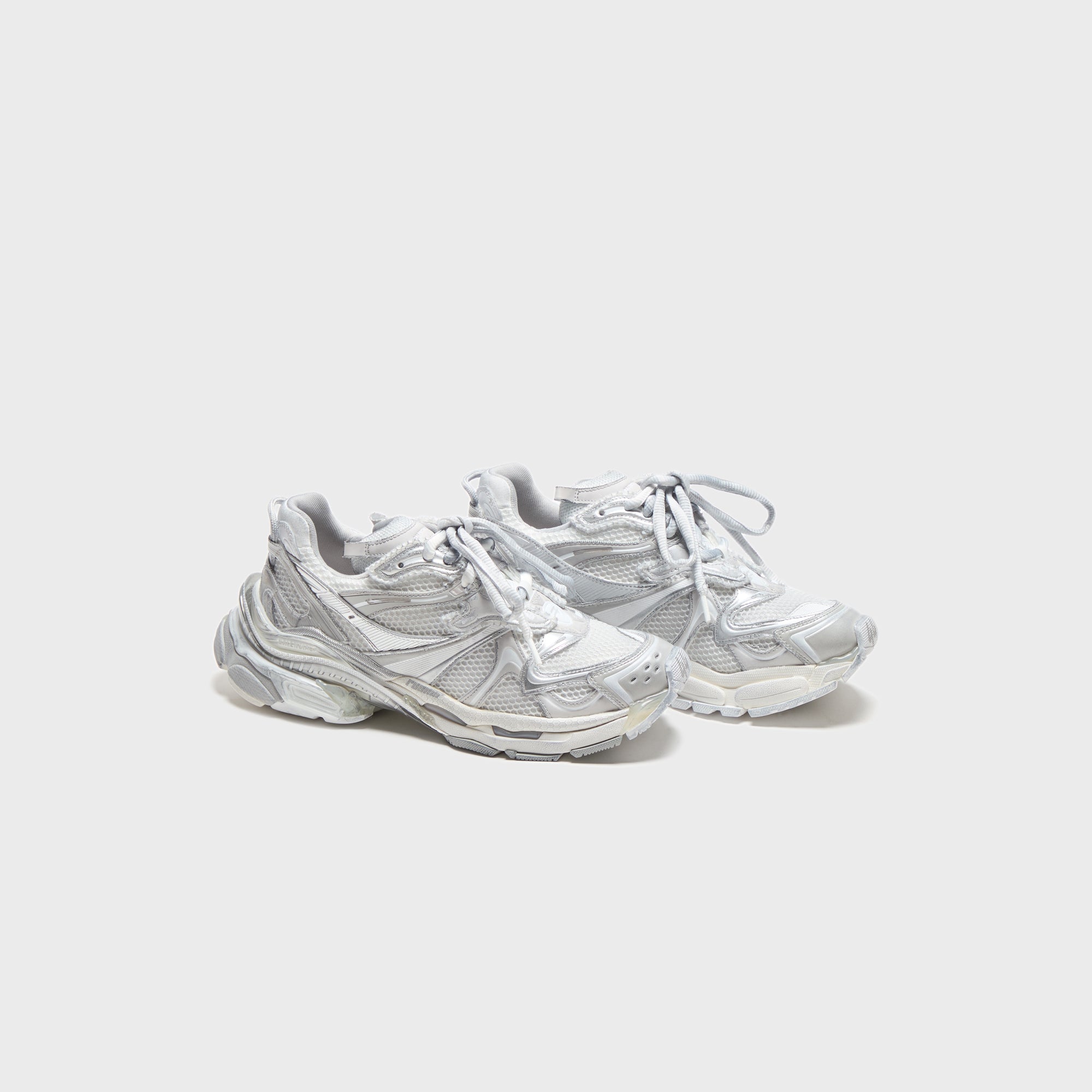 Balenciaga Runner 2 - White / Silver / Grey | Kith White / Silver / Grey