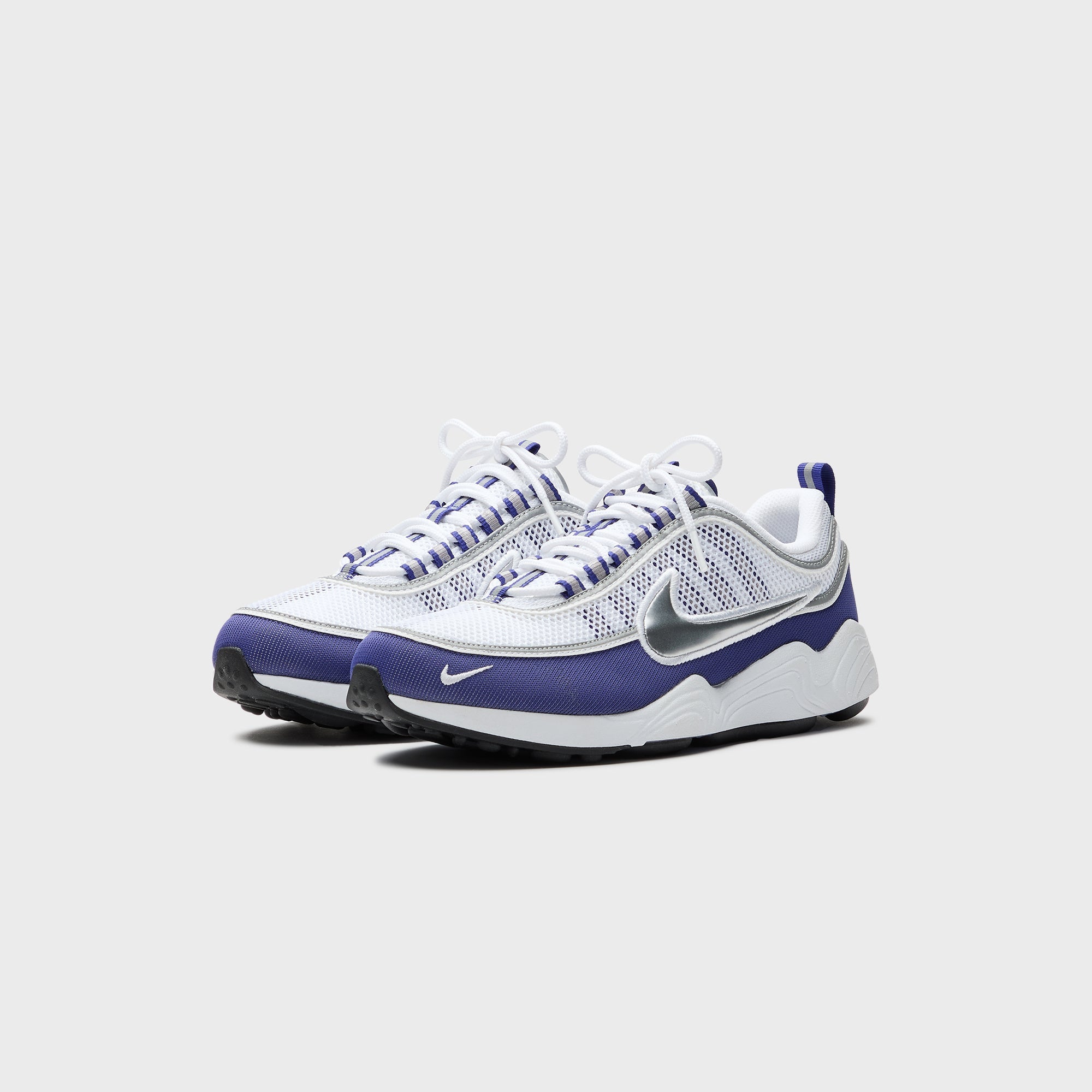 Nike Air Zoom Spiridon SP - White / Metallic Silver / Light Concord | Kith White / Metallic Silver / Light Concord