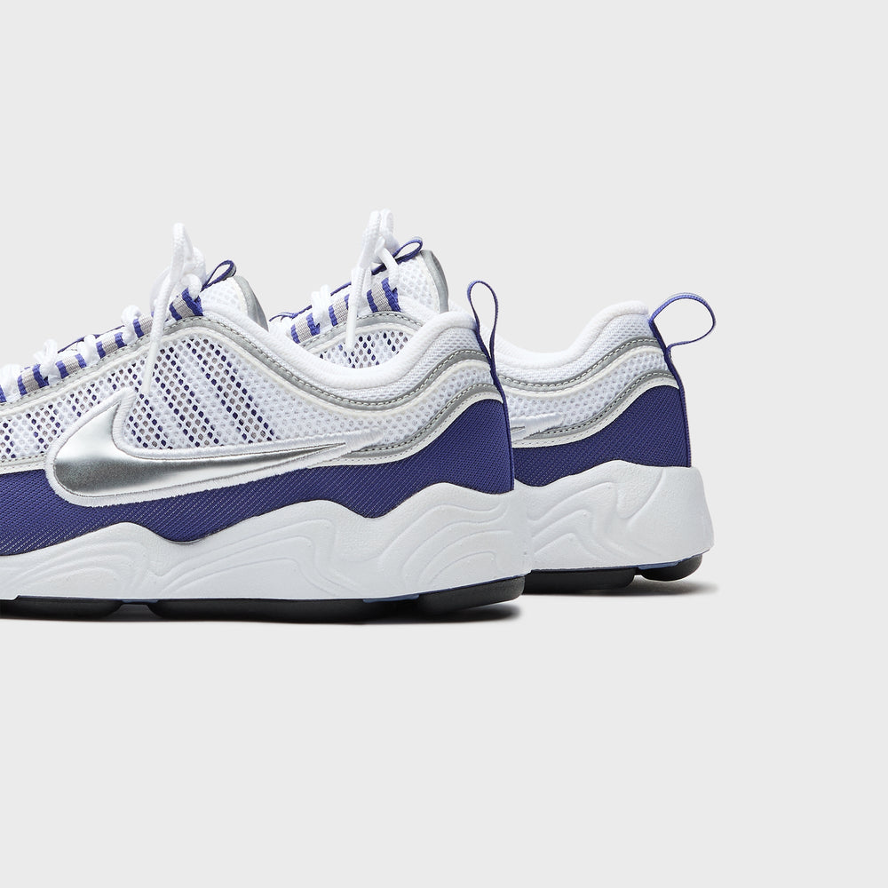 Nike Air Zoom Spiridon SP - White / Metallic Silver / Light Concord | Kith White / Metallic Silver / Light Concord