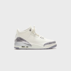 Nike WMNS Air Jordan 3 Retro - Sail / Cement Grey / Metallic Silver | Kith Sail / Cement Grey / Metallic Silver