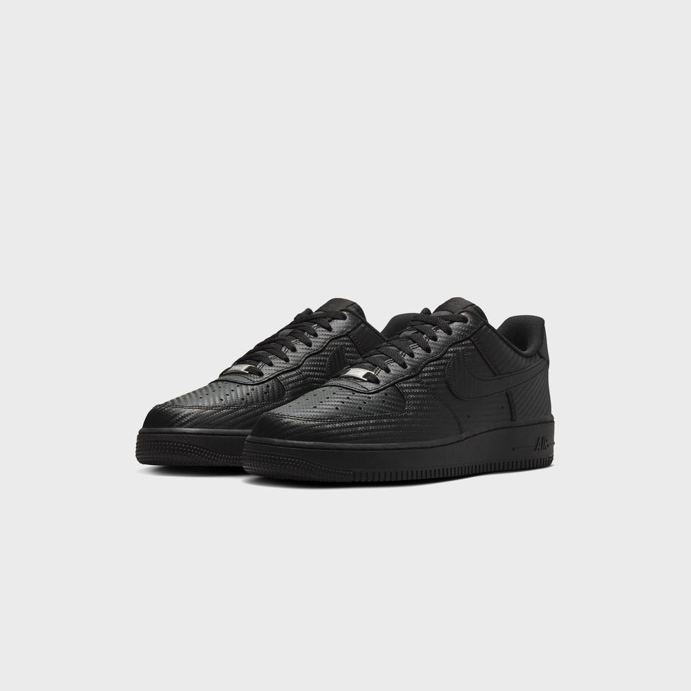Nike Air Force 1 '07 LV8 - Carbon Fiber Black / Black | Kith Carbon Fiber Black / Black