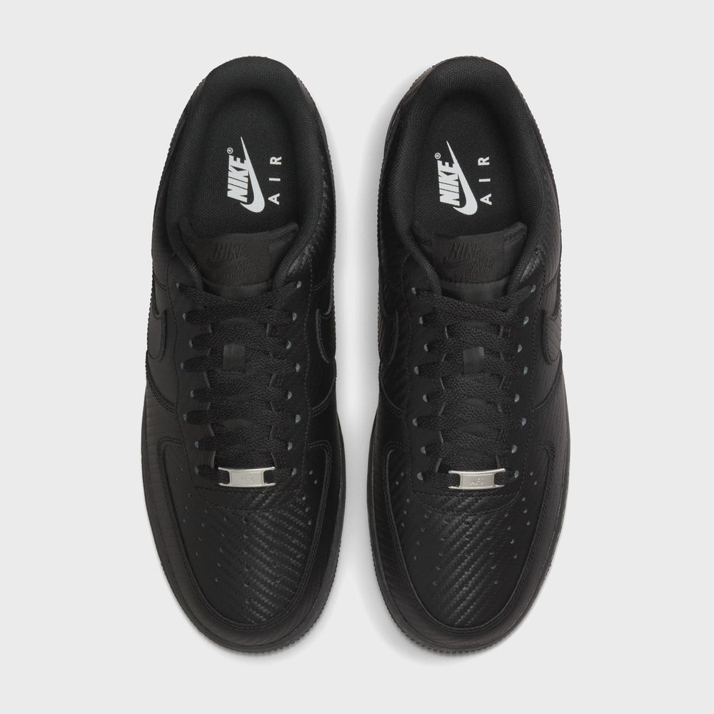 Nike Air Force 1 '07 LV8 - Carbon Fiber Black / Black | Kith Carbon Fiber Black / Black