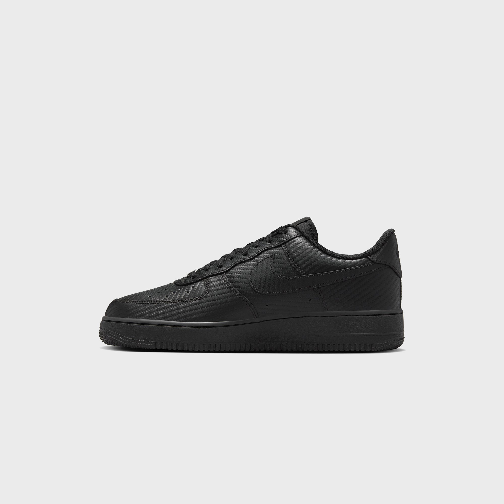 Nike Air Force 1 '07 LV8 - Carbon Fiber Black / Black | Kith Carbon Fiber Black / Black