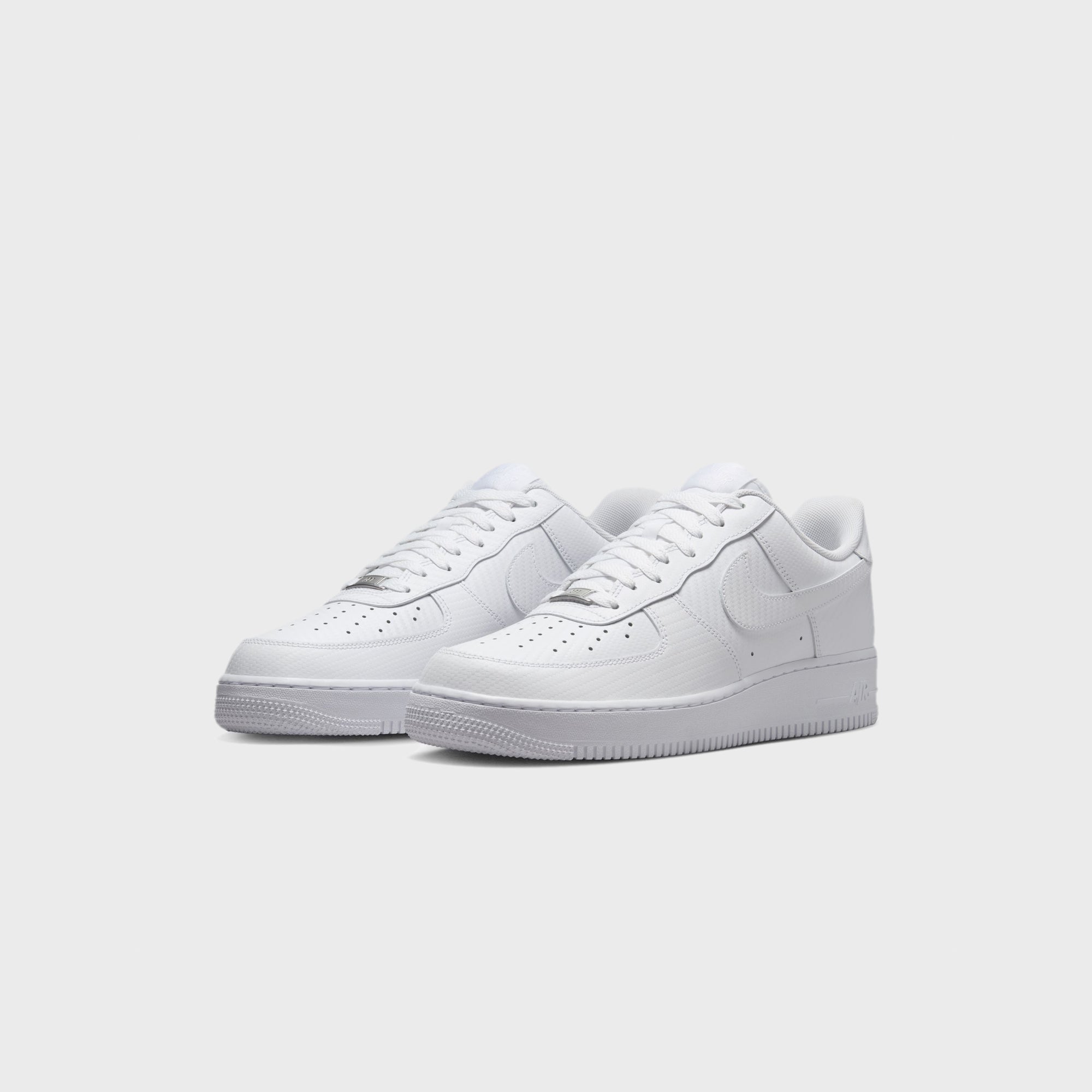 Nike Air Force 1 '07 LV8 - Carbon Fiber White / White | Kith Carbon Fiber White / White