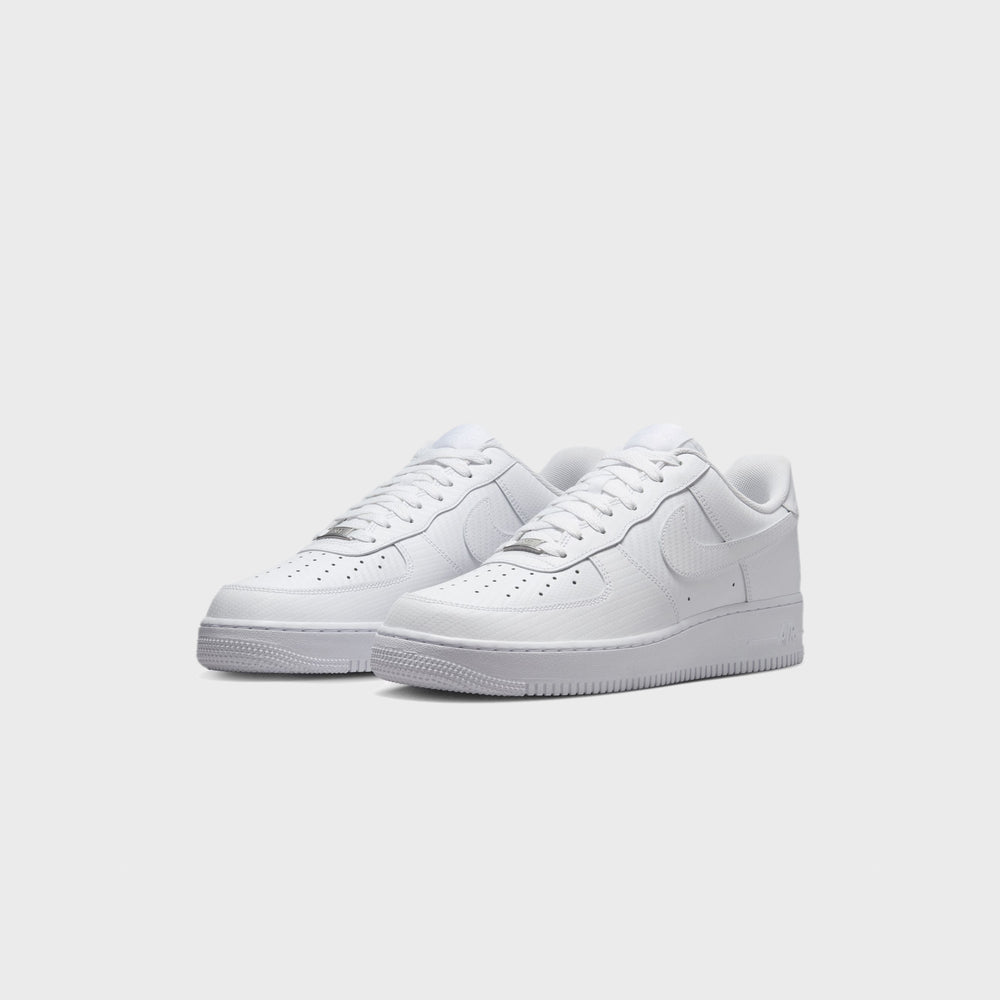 Nike Air Force 1 '07 LV8 - Carbon Fiber White / White | Kith Carbon Fiber White / White