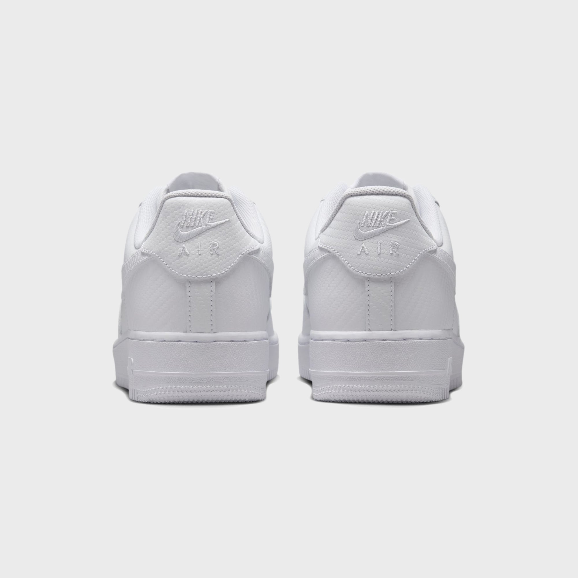Nike Air Force 1 '07 LV8 - Carbon Fiber White / White | Kith Carbon Fiber White / White
