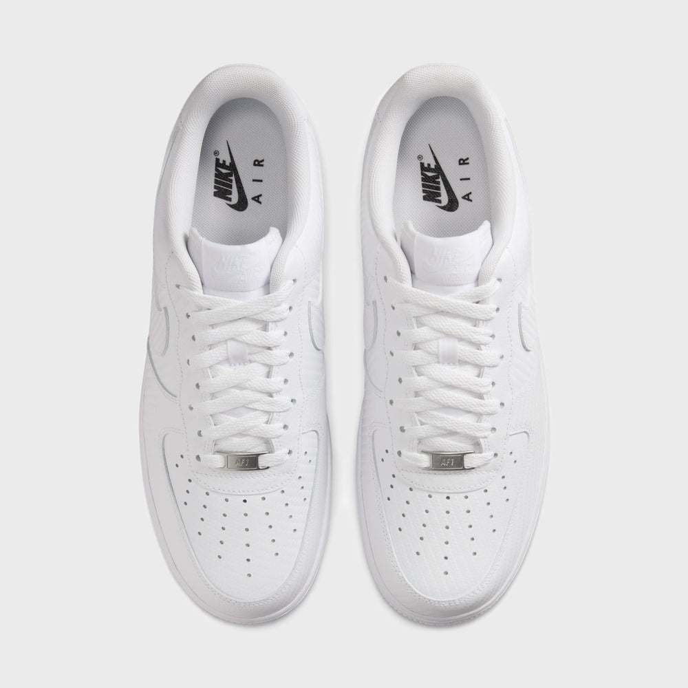Nike Air Force 1 '07 LV8 - Carbon Fiber White / White | Kith Carbon Fiber White / White