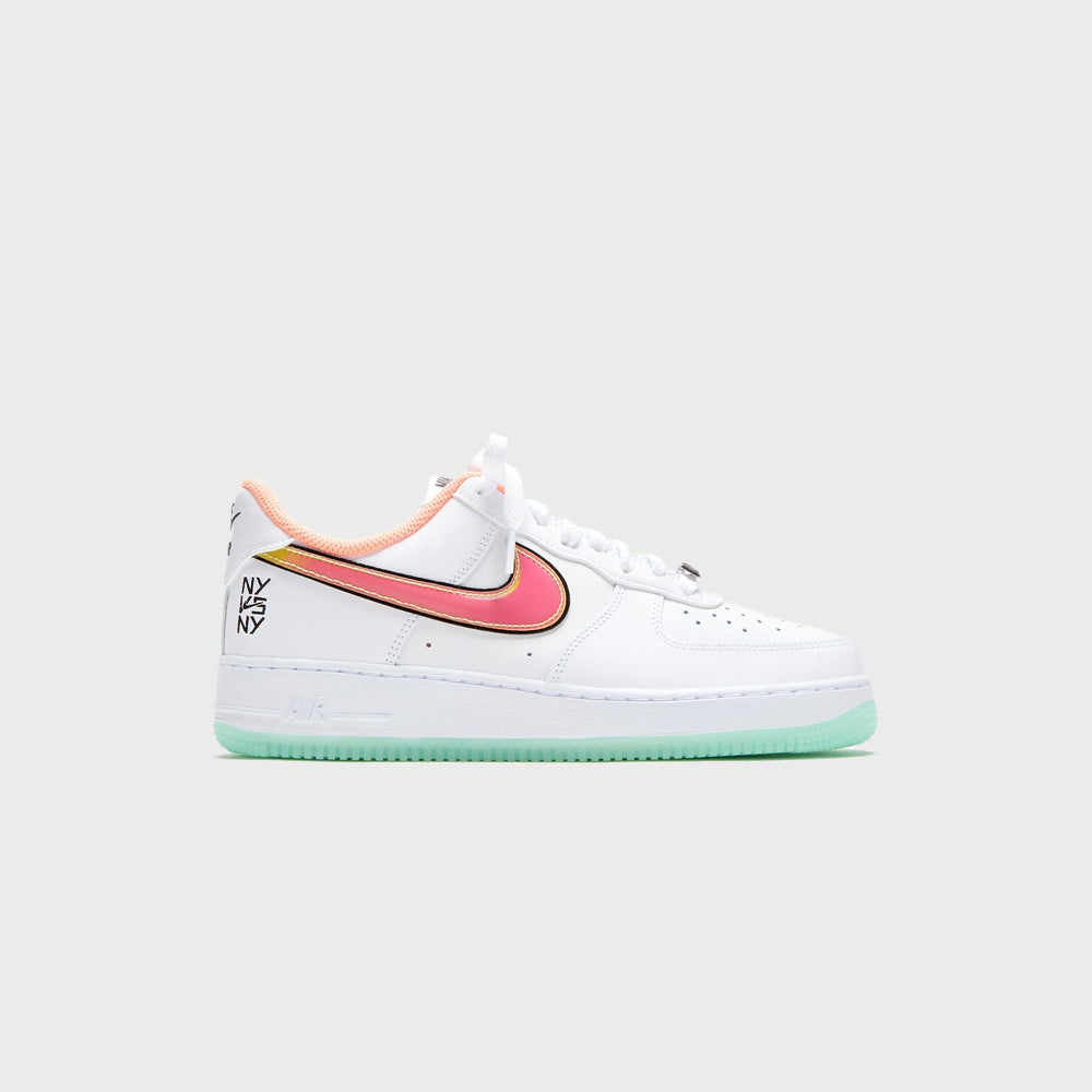 Nike Air Force 1 '07 - White / Crimson Pulse / Green Glow | Kith White / Crimson Pulse / Green Glow