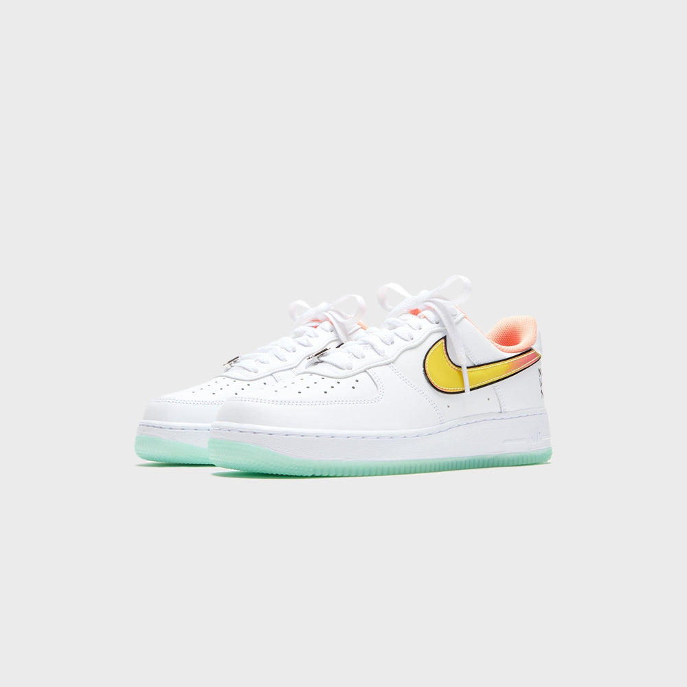 Nike Air Force 1 '07 - White / Crimson Pulse / Green Glow | Kith White / Crimson Pulse / Green Glow