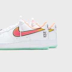 Nike Air Force 1 '07 - White / Crimson Pulse / Green Glow | Kith White / Crimson Pulse / Green Glow