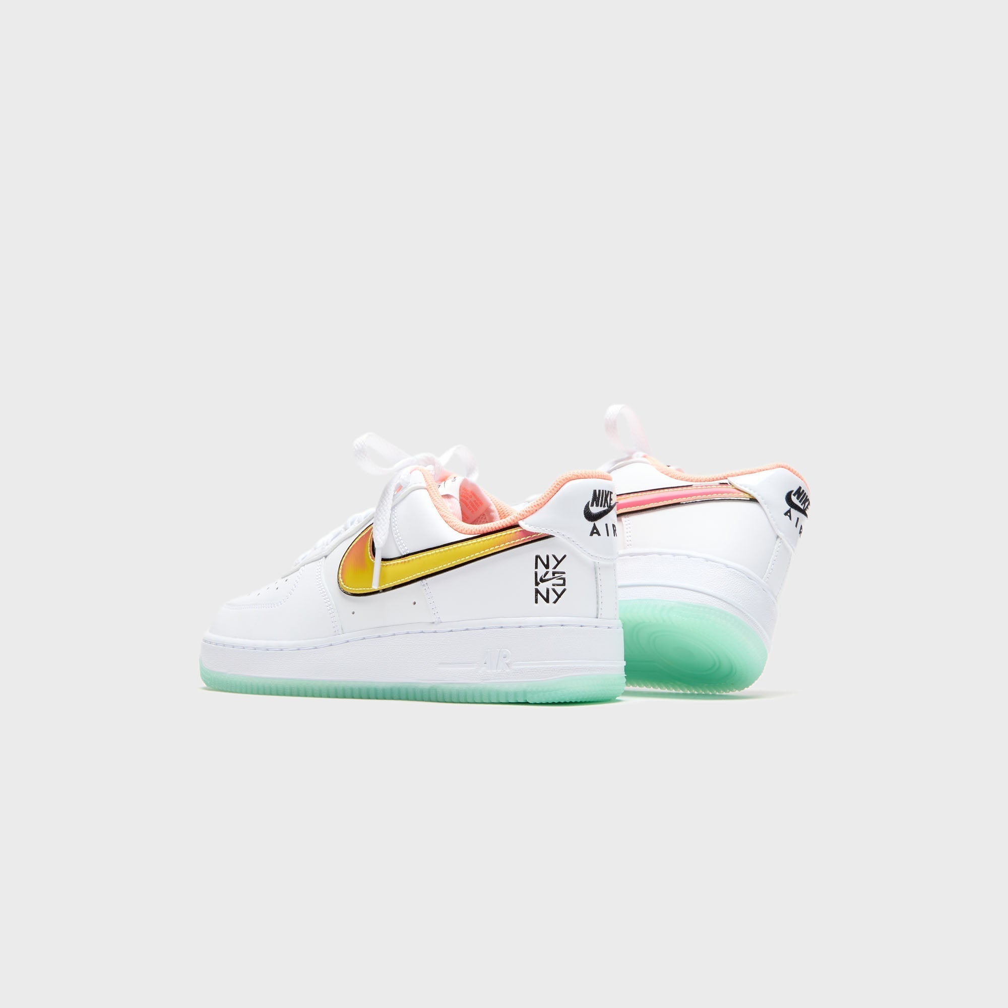 Nike Air Force 1 '07 - White / Crimson Pulse / Green Glow | Kith White / Crimson Pulse / Green Glow