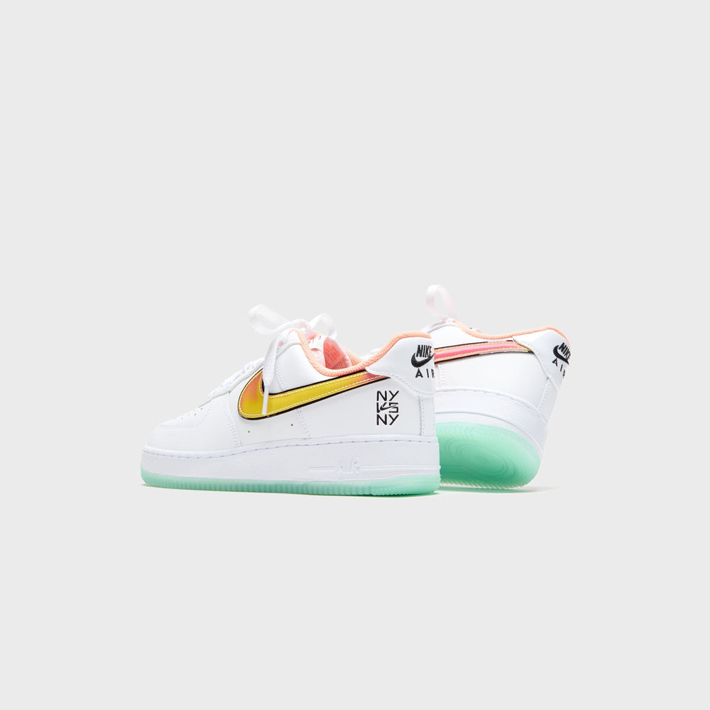 Nike Air Force 1 '07 - White / Crimson Pulse / Green Glow | Kith White / Crimson Pulse / Green Glow