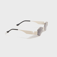 Vintage Frames Cypher 2 24KT - White Gold / Black | Kith White Gold / Black