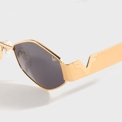 Vintage Frames Cypher 2 24KT - Yellow Gold / Black | Kith Yellow Gold / Black