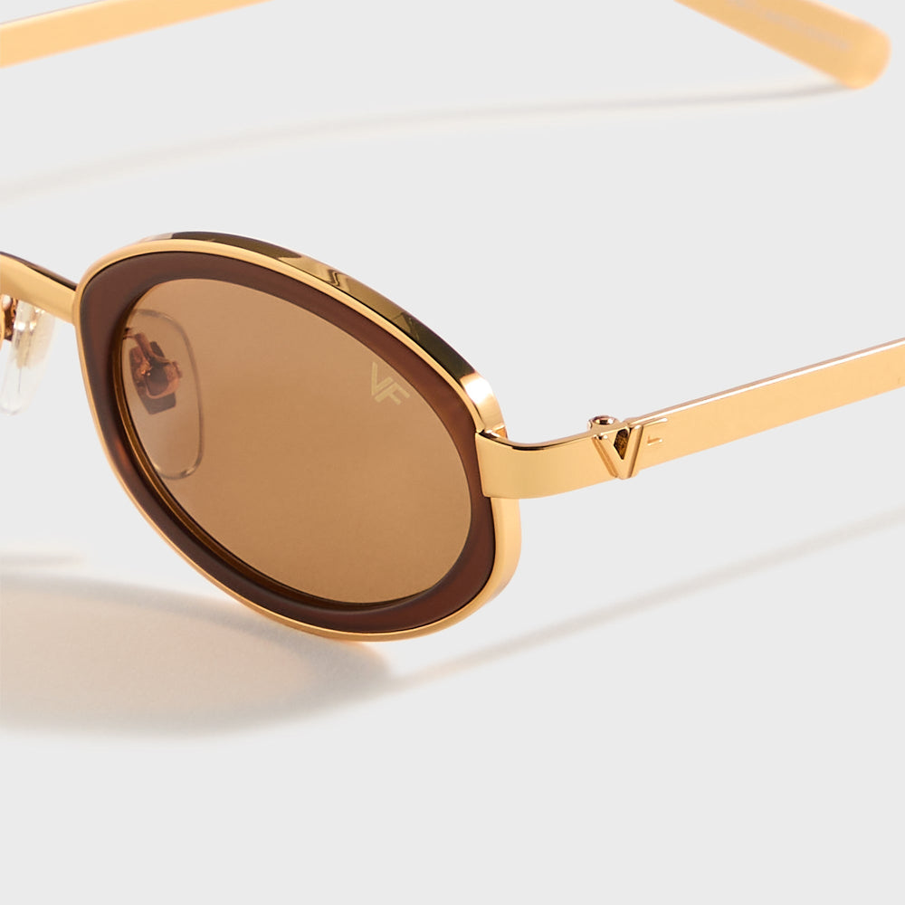 Vintage Frames Sincere 24KT - Gold / Matte Brown Espresso | Kith Gold / Matte Brown Espresso