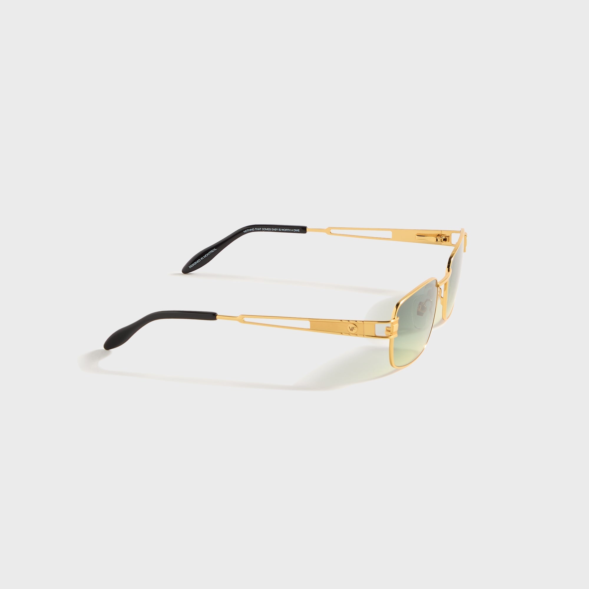 Vintage Frames Dime 24KT - Yellow Gold / Green Yellow Gradient | Kith Yellow Gold / Green Yellow Gradient