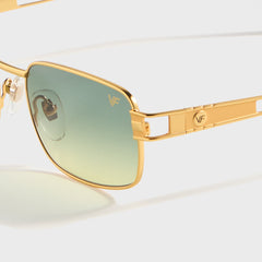 Vintage Frames Dime 24KT - Yellow Gold / Green Yellow Gradient | Kith Yellow Gold / Green Yellow Gradient