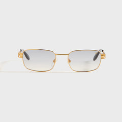 Vintage Frames Dime 24KT - Yellow Gold / Charcoal Gradient | Kith Yellow Gold / Charcoal Gradient