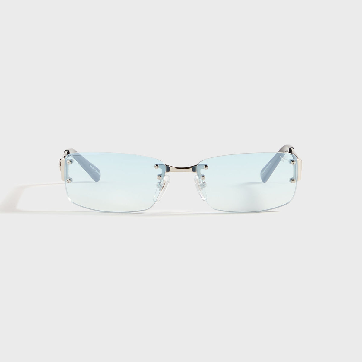 Vintage Frames Infamous Rimless Drill Mount 24KT - White Gold / Tiffan | Kith White Gold / Tiffany Blue Gradient